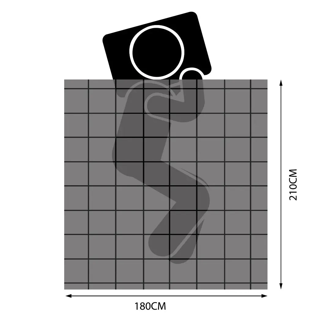 DreamZ 700GSM All Season Goose Down Feather Duvet in Double size, featuring a soft cotton cover and plush filling.